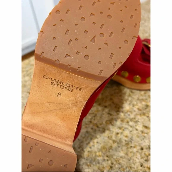 Charlotte Stone red platform sandals - Picture 5 of 5